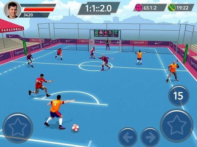 Festival Handball Pro multiplayer gameplay